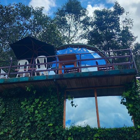 Hotel Glamping sede campestre Mirador a Pueblo Viejo Guatavita Exterior foto