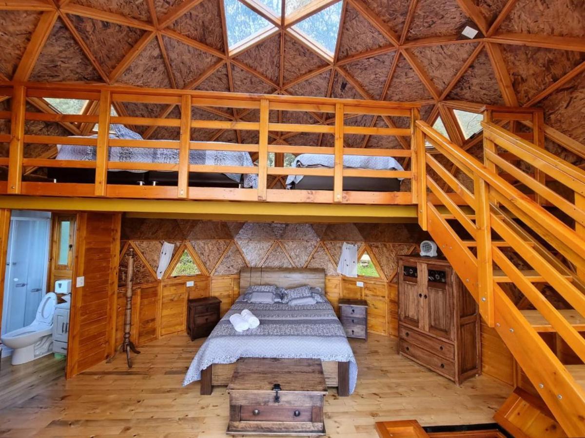 Hotel Glamping sede campestre Mirador a Pueblo Viejo Guatavita Exterior foto