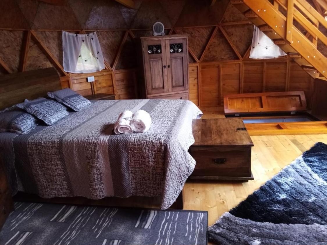 Hotel Glamping sede campestre Mirador a Pueblo Viejo Guatavita Exterior foto