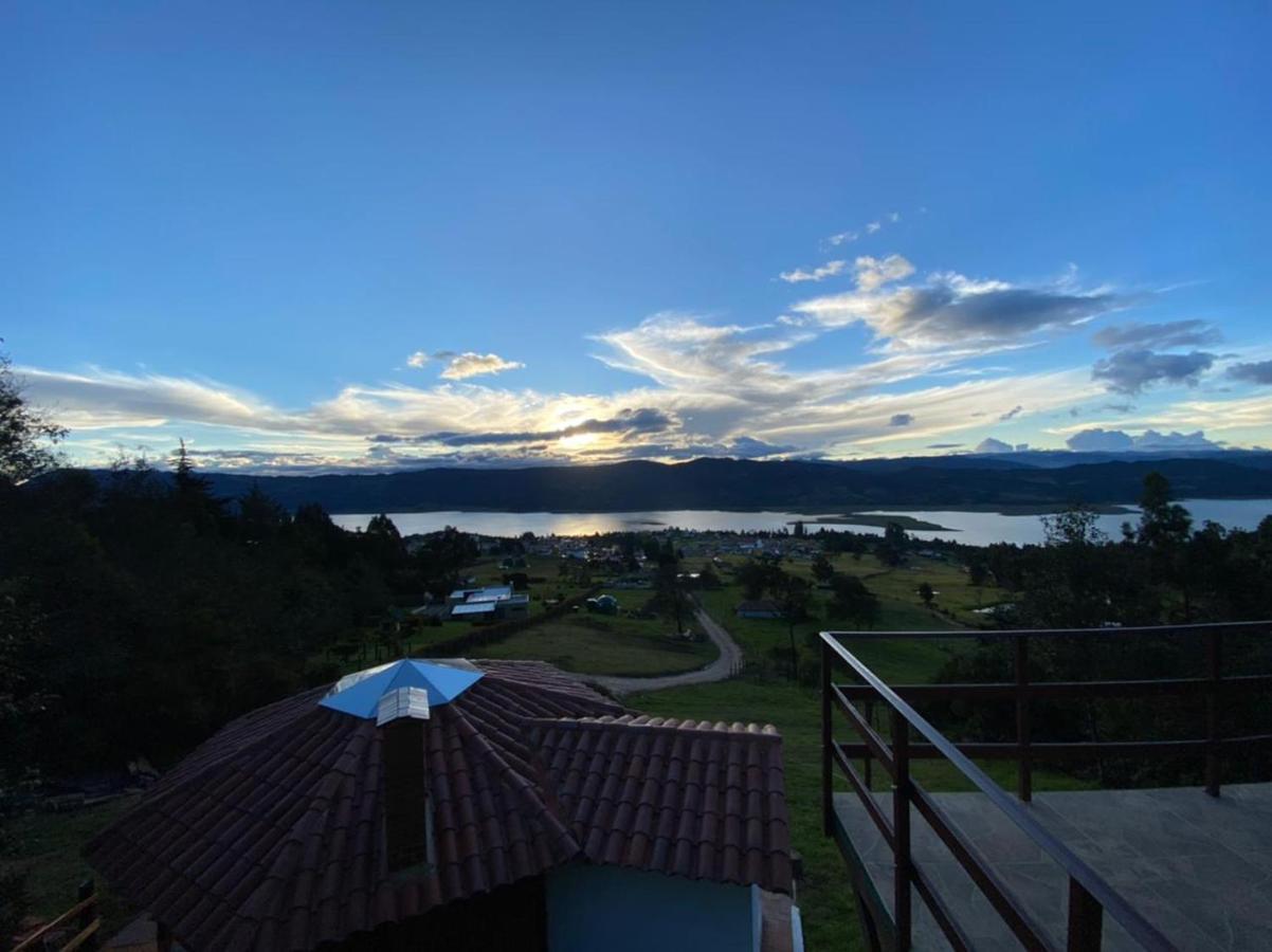 Hotel Glamping sede campestre Mirador a Pueblo Viejo Guatavita Exterior foto