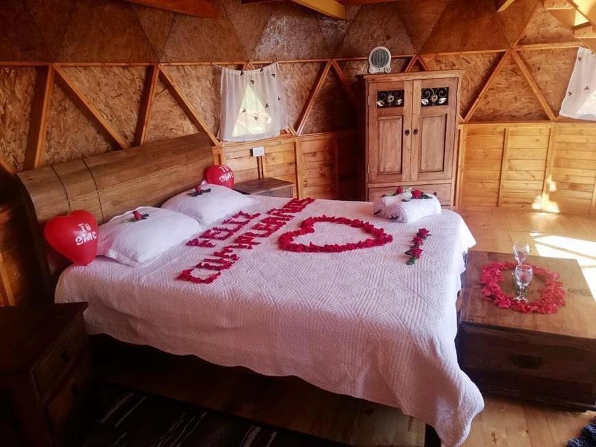Hotel Glamping sede campestre Mirador a Pueblo Viejo Guatavita Exterior foto
